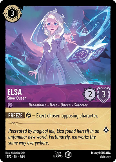 Lorcana card Elsa