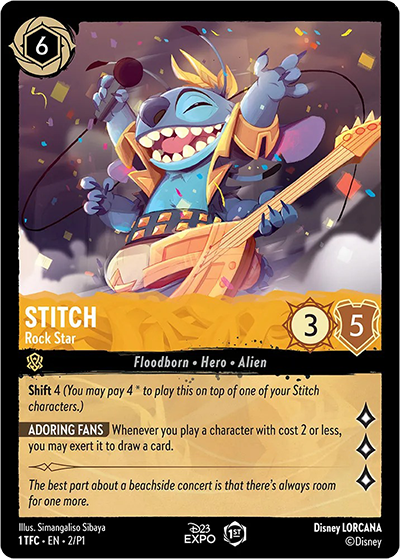 Lorcana card Stitch