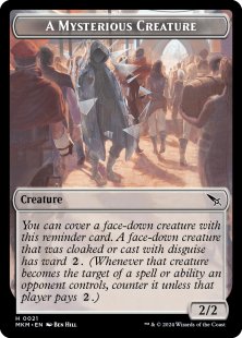 A Mysterious Creature helper card (2/2) - Murders at Karlov Manor | Bazaar of Magic A Mysterious Creature helper card (2/2) - Murders at Karlov Manor | Bazaar of Magic
