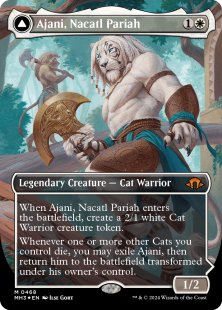 Ajani, Nacatl Pariah (#468) (textured foil) (borderless)