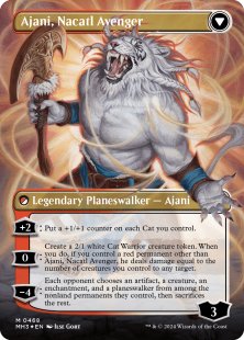 Ajani, Nacatl Pariah (#468) (textured foil) (borderless)