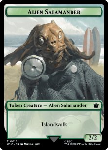 Alien Salamander token (foil) (2/2)