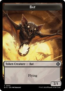 Bat token (2/1)