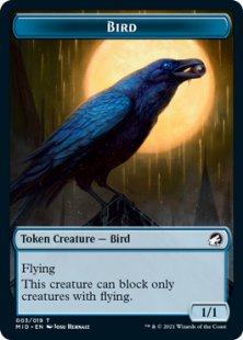 Bird token (foil) (1/1)