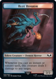 Blue Horror token (2/2)