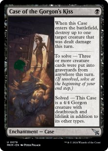 Case of the Gorgon's Kiss (green chair) (foil)