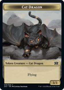 Cat Dragon token (foil) (3/3)