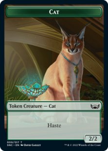 Cat token (foil) (2/2)