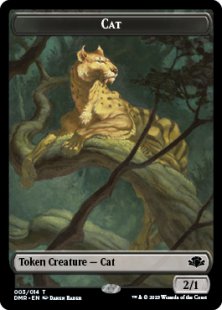 Cat token (#003) (foil) (2/1)