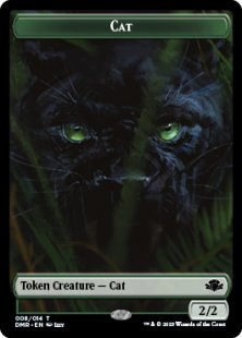 Cat token (#008) (foil) (2/2)