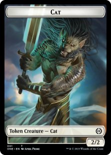 Cat token (foil) (2/2)