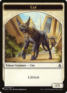 Cat token (Amonkhet) (1/1)