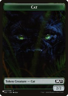 Cat token (Core Set 2021) (2/2)
