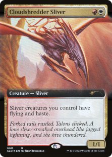 Cloudshredder Sliver (foil) (extended art)