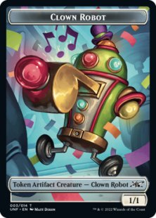 Clown Robot token (2) (foil) (1/1)