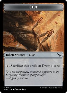 mtg clue token cards [Doctor Who Tokens] Common 2 {Clue Token}