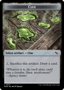 Clue token (#17) (foil)