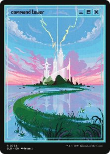 Command Tower (#758) (PixelLands_v02.jpg) (foil) (full art)