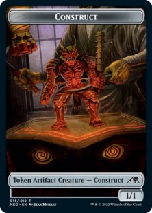 Construct token (2) (foil) (1/1)