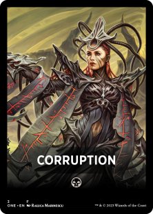 Corruption front card
