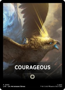 Courageous front card
