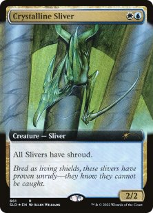 Crystalline Sliver (foil) (extended art)