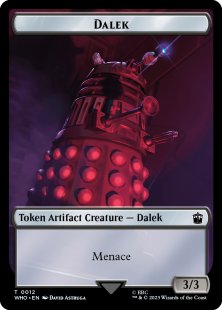 Dalek token (foil) (3/3)