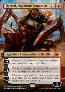 Daretti, Ingenious Iconoclast (foil) (borderless)