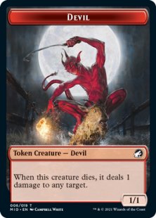 Devil token (foil) (1/1)