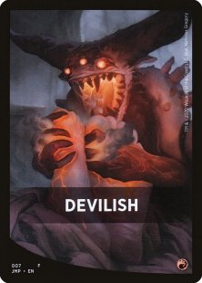 Devilish front card