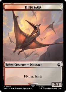 Dinosaur token (surge foil) (2/2)