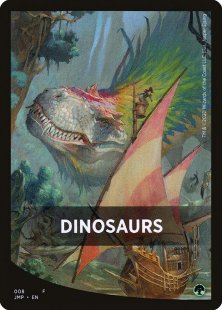 Dinosaurs front card