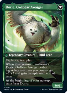 Doric, Nature's Warden // Doric, Owlbear Avenger (Honor Among Thieves) (full art)