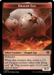 Dragon Egg token (foil) (0/2)