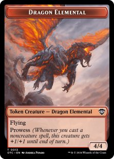 Dragon Elemental token (4/4)