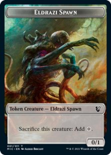 Eldrazi Spawn token (0/1)