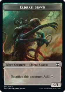 Eldrazi Spawn token (0/1)