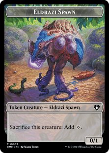 Eldrazi Spawn token (#3) (foil) (0/1)