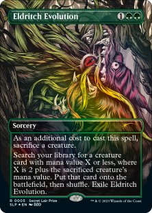 Eldritch Evolution (foil) (borderless)