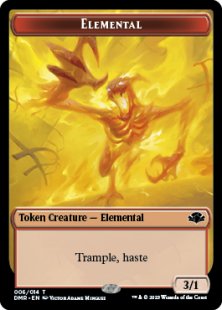 Elemental token (foil) (3/1)