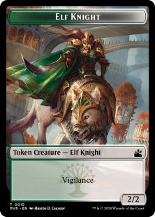 Elf Knight token (2/2)