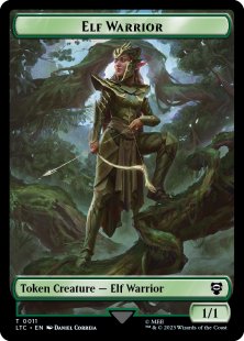 Elf Warrior token (1/1)