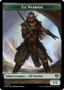 Elf Warrior token (1/1)