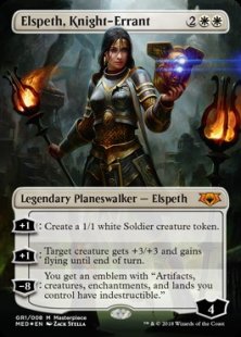 Elspeth, Knight-Errant (foil) (borderless)