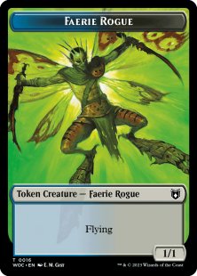 Faerie Rogue token (#16) (1/1)
