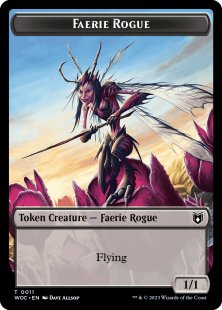 Faerie Rogue token (#11) (1/1)