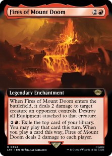 Fires of Mount Doom (#392) (extended art)