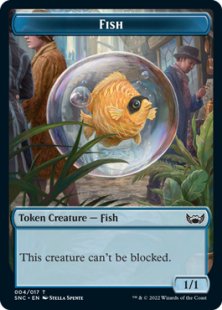 Fish token (foil) (1/1)