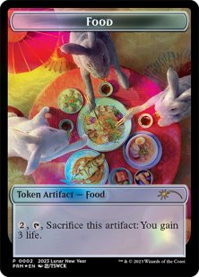 Food token (foil)