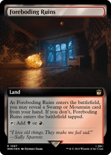 Foreboding Ruins (surge foil) (extended art)